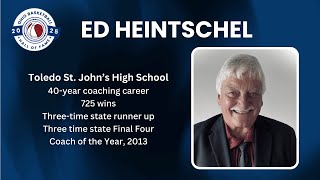 Ed Heinstchel's 2025 Ohio Basketball Hall of Fame Enshrinement