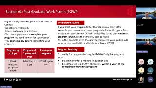 Details Post-Graduation Work Permit (PGWP) Online Workshop Update