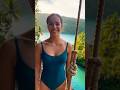 Jungle Swing Flex. #shorts, #viral, #swing, #ropeswing, #cliffjump, #lake, #tropical, #jungle,