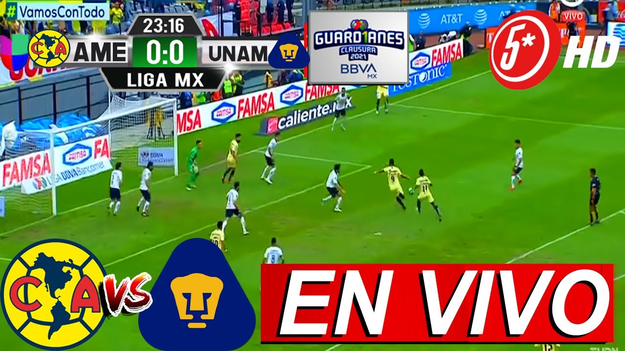🔴 América vs Pumas EN VIVO ⚽ TUDN Deportes Jornada 12 América vs. Pumas  Donde Ver en vivo - YouTube