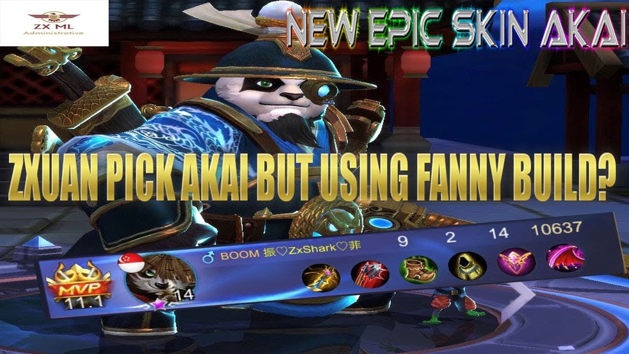 Akai rasa Fanny - Zxuan pakai Akai tapi bikin build damage