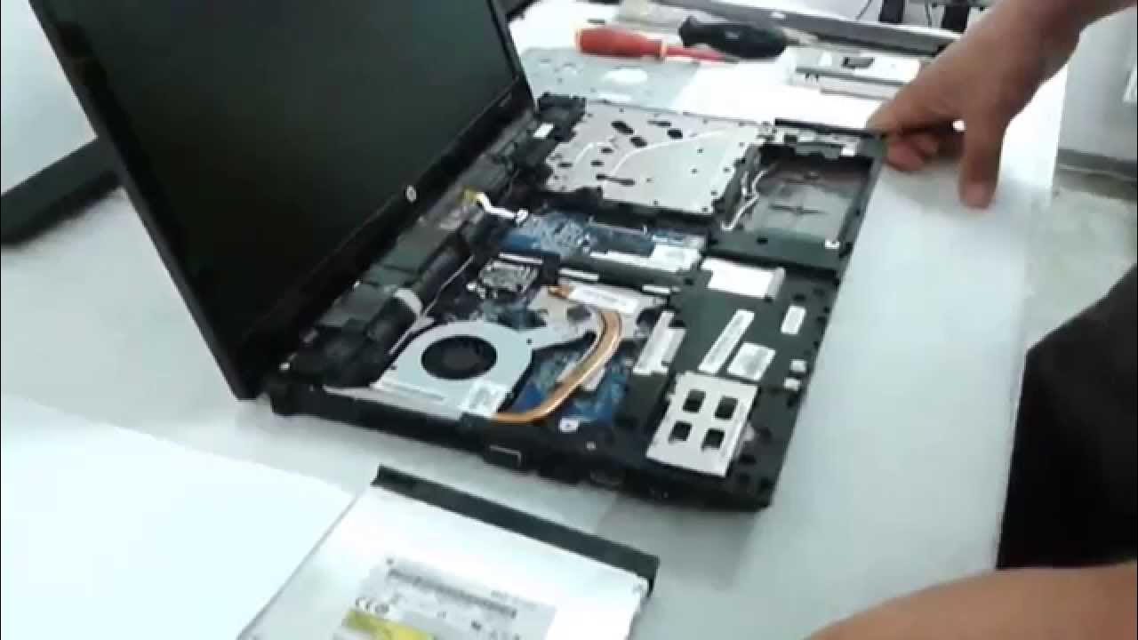 How to disassemble the HP ProBook 4525s, replace hard drive, fan cleanup | SURPAN.CZ - YouTube