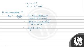 A resistance \( R \) of thermal coefficient of resistivity \( =\alpha \) is connected in paralle