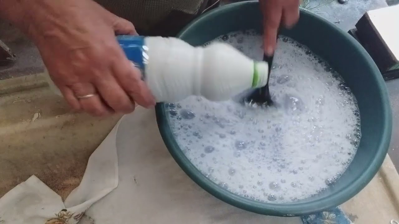 Novo sabão liguido com um produto amai que ficou da hora