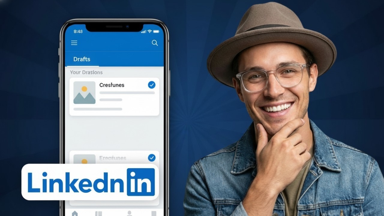 How To Find Draft Post on LinkedIn in 2026 | Full Guide - YouTube