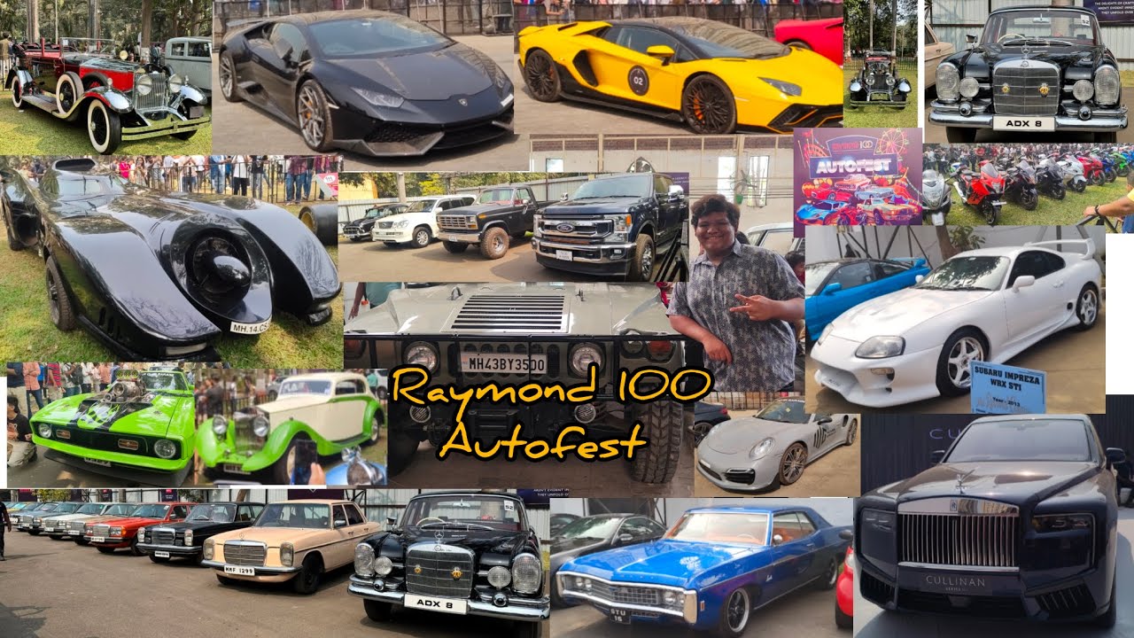 Raymond 100 Autofest |Thane the city of lakes | More than 700 cars and bikes | Vlog 13