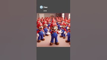 Mario Cloned Himself… #mario #memes #shorts #chatgpt #ai #aistory #aigenerated #aiart #aimeme