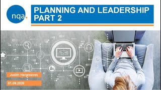Details NQA Webinar: ISO 9001 - Planning and Leadership PART 2 (2nd Sep 2020) Guide