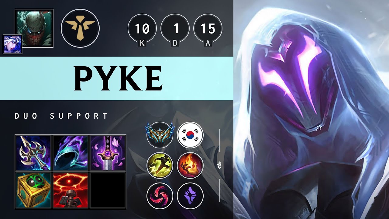 Pyke Support vs Janna - KR Challenger Patch 25.20