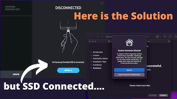 No Samsung Portable SSD is connected | Samsung T5/T7 software not working on M1 MacBooks | Hindi