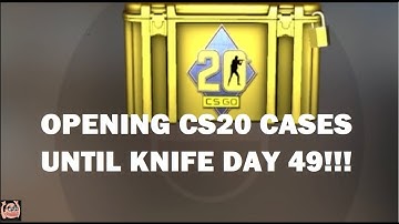 OPENING CS20 CASES UNTIL KNIFE DAY 49 #csgo #csgoopening #gaming