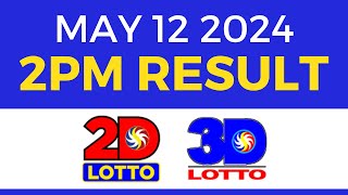 2pm Lotto Result Today May 12 2024 | Complete Details