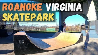 Roanoke Virginia Skateboarding Wasena Highlands Skatepark 2020 Review Vlog