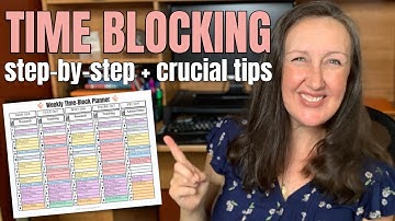 TIME-BLOCKING 101: How to Time Block + BEST Time-Blocking Tips