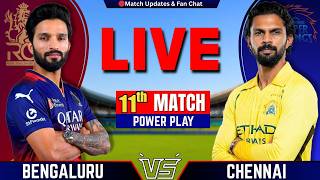 🔴IPL Match : Bengaluru vs Chennai, 11th Match | Live Cricket Match |  RCB vs CSK Live |  CSK batting screenshot 3