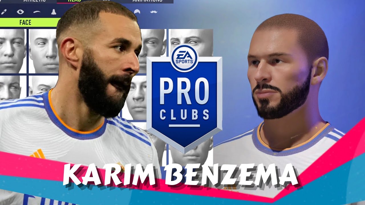 FIFA 22 Karim Benzema Pro Clubs Creation