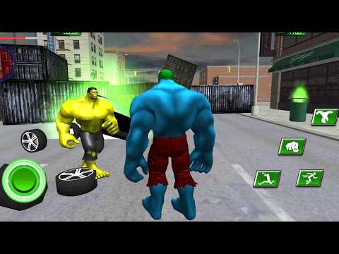 Incredible Green Monster Hero Fight City Rescue | Hulk Vs Giant Superheroes Epic Battle - GamePlay