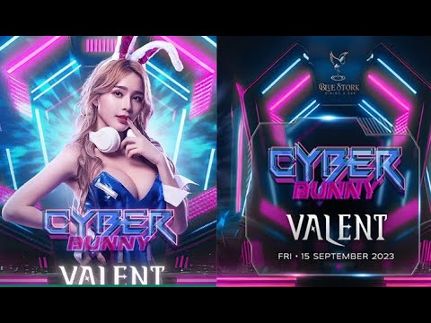 Dj Valent Cyber Bunny in blue stork dining & Bar - YouTube