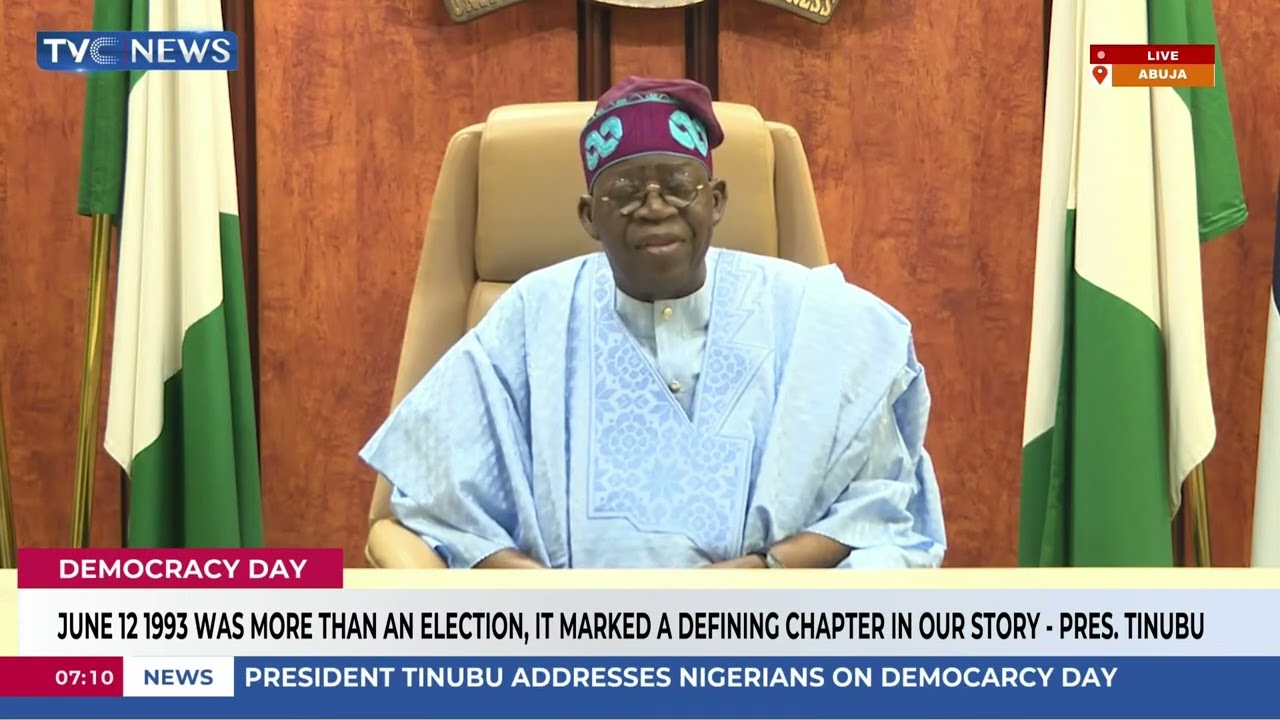 Full Speech | President Tinubu Addresses Nigerians On Democracy Day