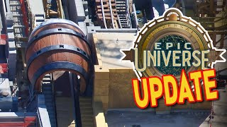 Epic Universe Construction Update | Major Progress In Donkey Kong Country & More