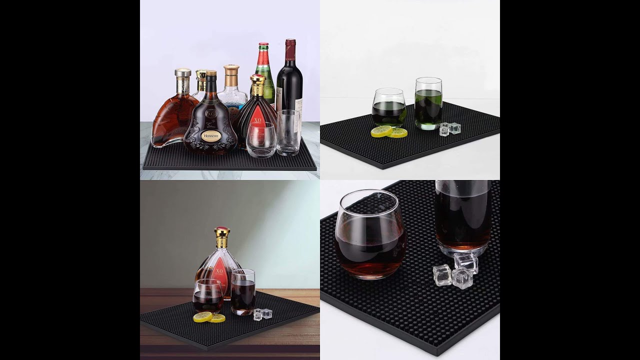 Bar mat in different colors and shapes（