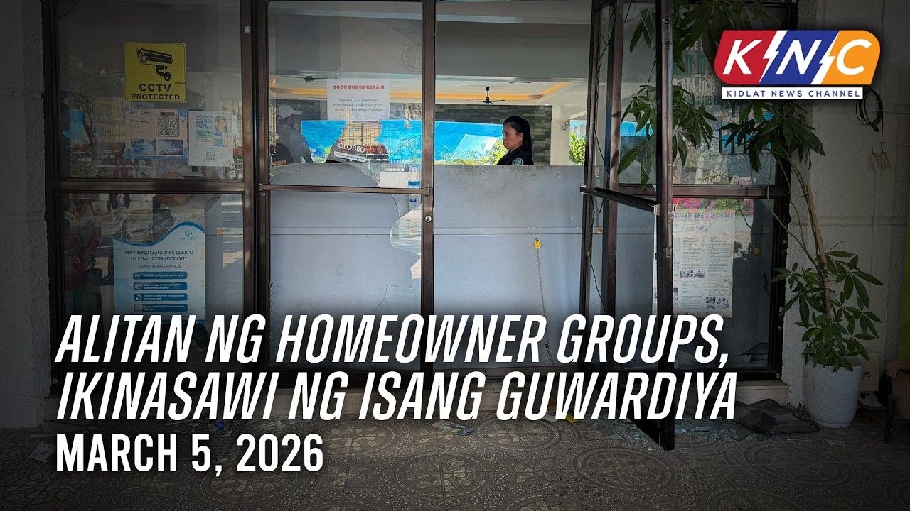 Alitan ng homeowner groups, ikinasawi ng isang guwardiya | Kidlat News Channel (March 5, 2026 12NN)
