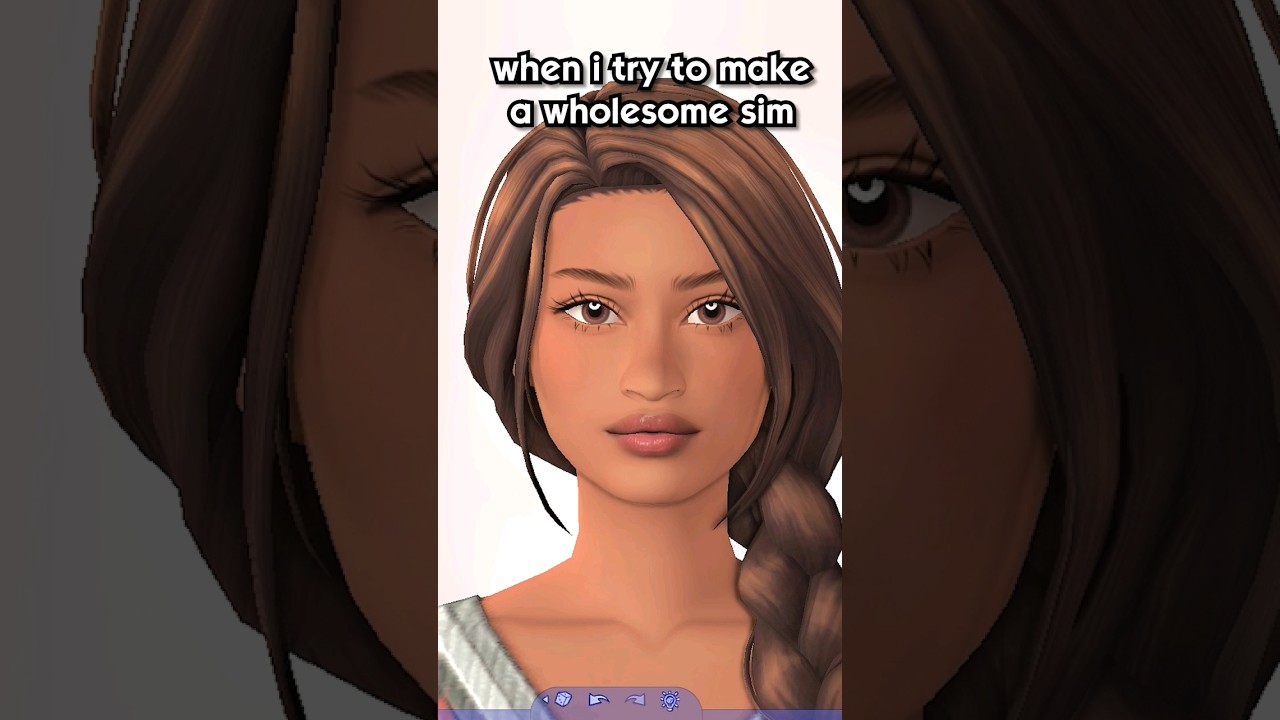 pov: you try making a wholesome sim 😭| the sims 4 