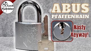 Padlock with a keyway from hell 😈 the ABUS Pfaffenhain [276]
