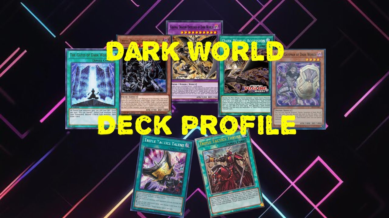 ¡Demonios al poder! Dark World deck profile+ breve explicacion - YouTube
