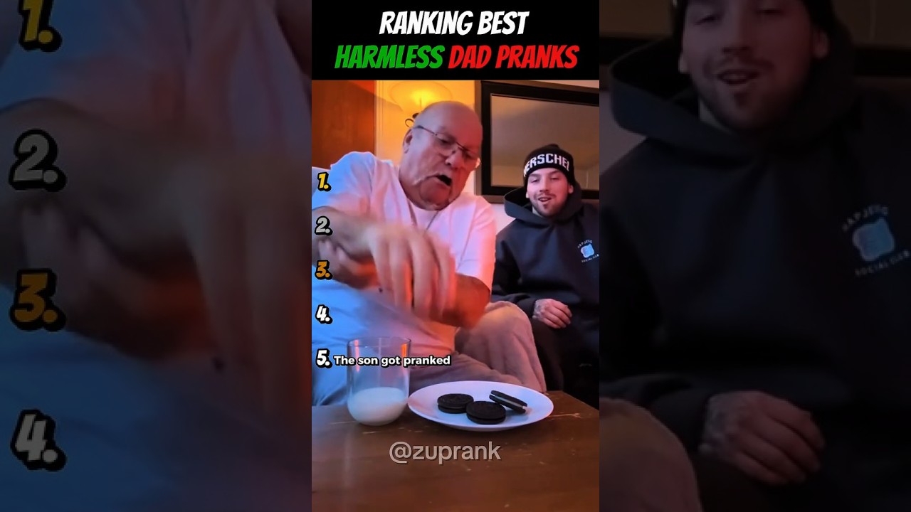 Ranking THE BEST harmless dad pranks!