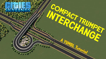 Compact Trumpet Interchange Tutorial - Cities: Skylines
