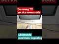 Samsung CRT TV Service Menu Code