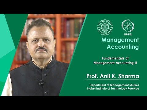 Fundamentals of Management Accounting-II