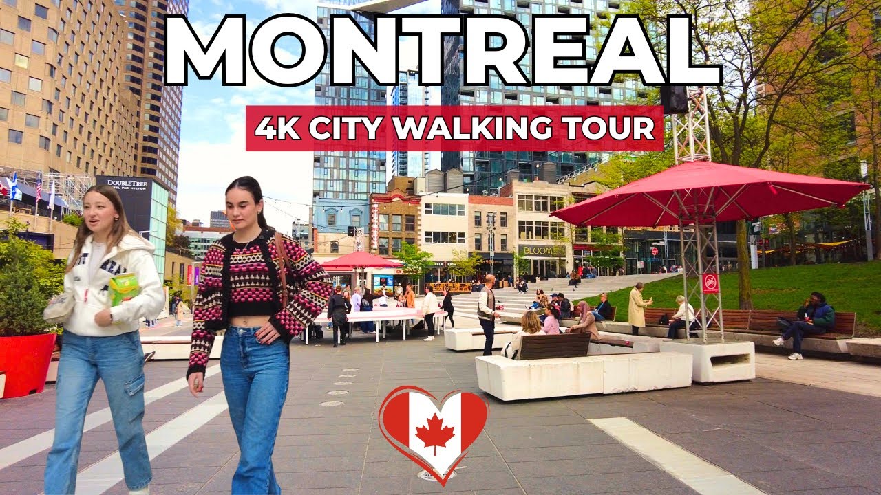 [4K] 🇨🇦 Montreal Downtown Vibes | Walking St. Catherine Street to the ...