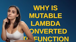 Why is mutable lambda converted to function pointer instead of calling operator()