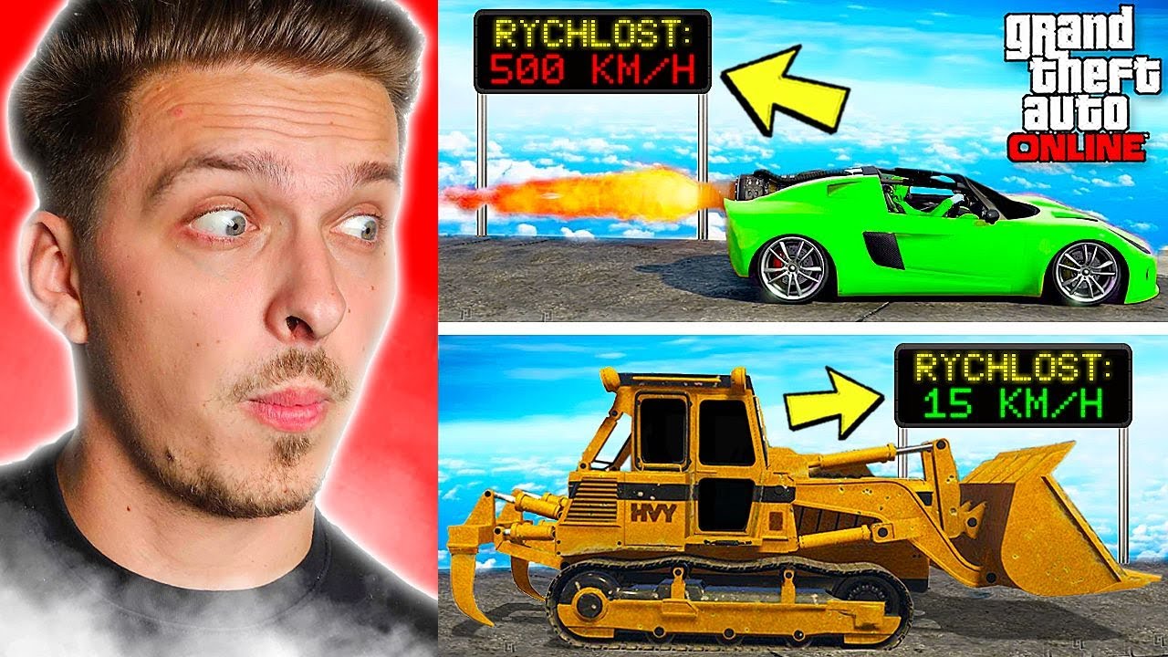 NEJPOMALEJŠÍ MAPA VS NEJRYCHLEJŠÍ MAPA V GTA ONLINE! w/ @tomaskolacgaming