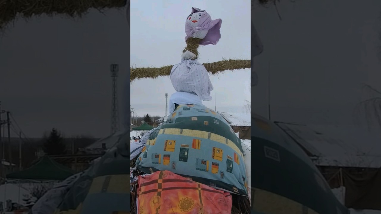 "Winter Farewell" Festival / We burned  an effigy of winter🔥🔥🔥 