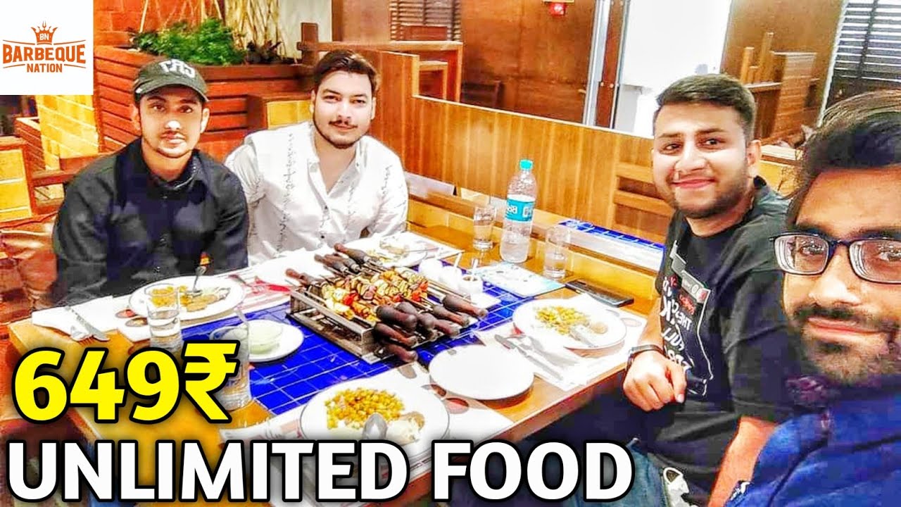 Unlimited Food Barbeque Nation Party Vlog06 YouTube