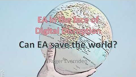 Can EA Save The World?  Introduction