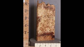 D3705 5A Block Spalted Burl Maple With Live Edge Lumber