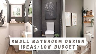 SMALL BATHROOM DESIGN IDEAS | LOW BUDGET