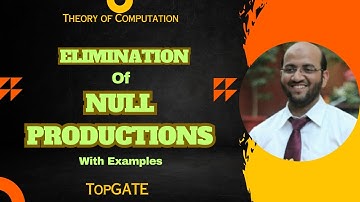 Eliminatie van nulproducties | Vereenvoudiging van CFG | Theorie over formele talen en automaten ...