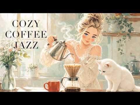 Cozy Coffee Jazz ☕ Warm Morning Café Music for a Slow Start - Relax, Work & Study