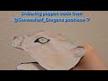 Unboxing puppet trade from @Sunwashed_Dragons ♡ #art #craft #paper #animal #foryou #trade #puppets 