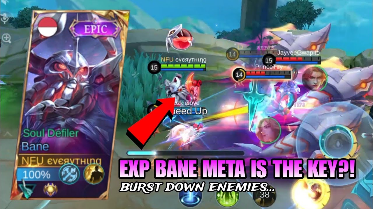 EXP BANE META BURST DOWN ENEMIES?! | BANE CARRYING TEAMMATES! | BANE BEST BUILD & EMBLEM 2025 ~ MLBB