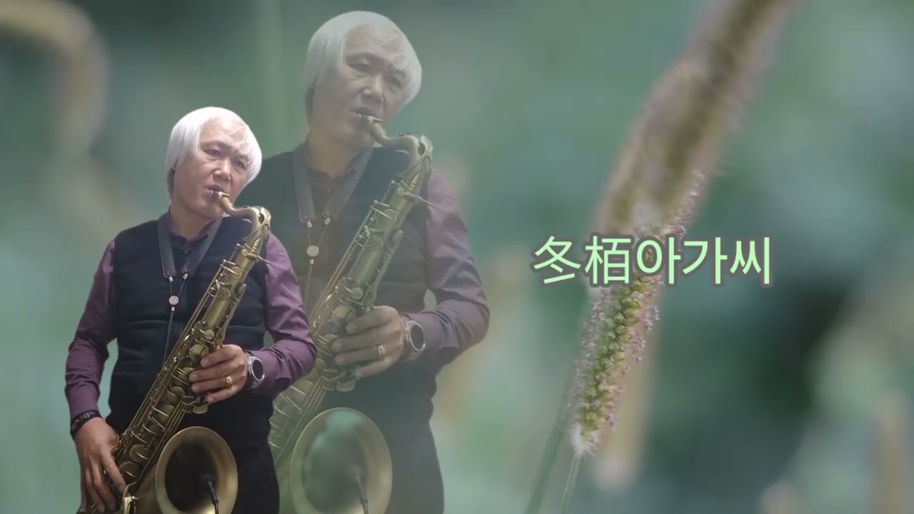 홀로 감성에 젖어.."동백아가씨"- 장사익버전 / 테너색소폰 심재흥 (인생소리메모장)