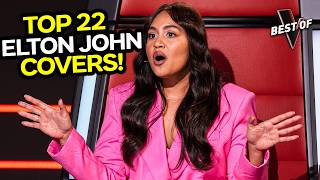 The Very Best ELTON JOHN Covers Ever | The Voice