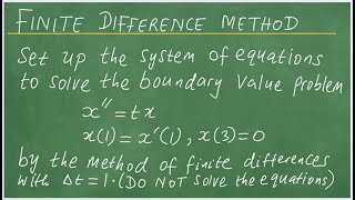 Finite Difference Method. Power Method. Pade' Approximation. Dominant Eigenvalue. Least Eigenvalue.