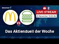 Live Aktien-Duell: McDonald's vs Shake Shack