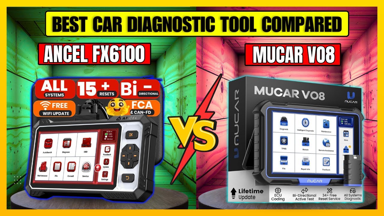 ANCEL FX6100 vs MUCAR VO8 | Best Car Diagnostic Tool Compared!